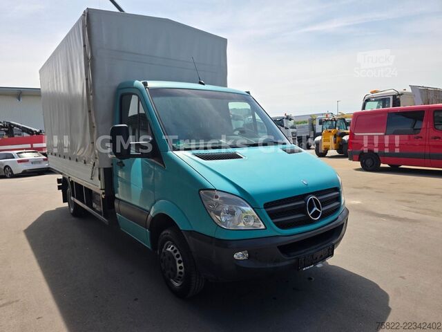 Furgon cu prelată laterală MERCEDES-BENZ Sprinter 516 / 4,3m Plane / E5 / Klima