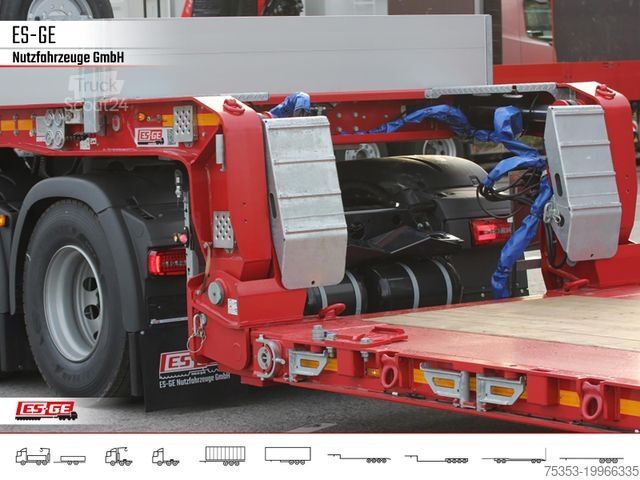 Dieplader oplegger FAYMONVILLE MAX Trailer MAX510 Tiefbett 2x12 t PA