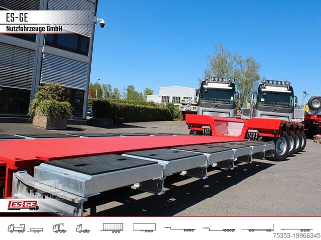 Låglastarsläpvagn FAYMONVILLE Faymonville MAX 710 Tiefbett 2+4 PA - Baggerbett