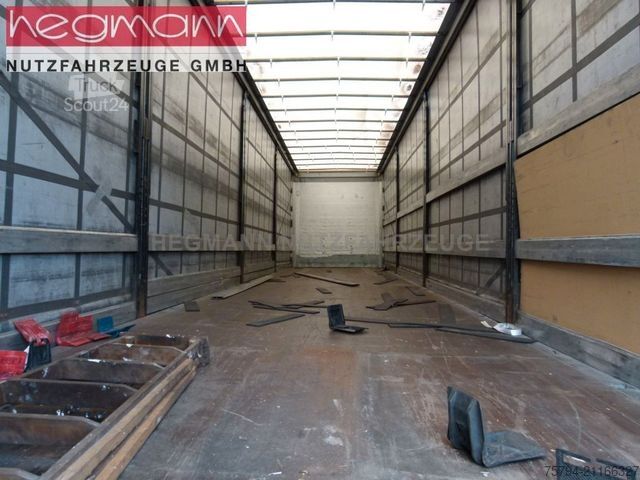 Semirremolque abierto con toldo SCHMITZ CARGOBULL SCS 24/L-13.62 EB, Liftachse, SA Scheibe, DE