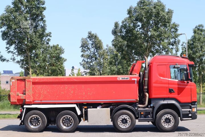 Kiper tovornjak Scania R580 V8 8X4 RETARDER BIG AXLES FULL STEEL EURO 6