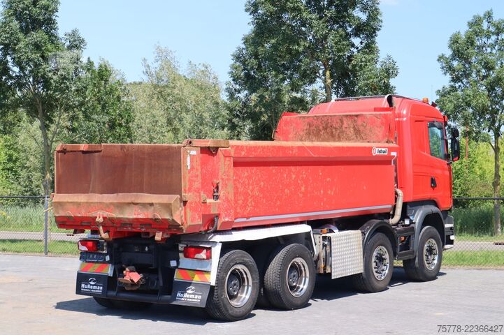 Kiper tovornjak Scania R580 V8 8X4 RETARDER BIG AXLES FULL STEEL EURO 6