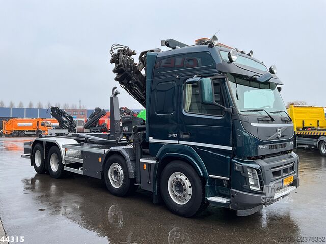  Volvo FMX 540 8x4 Euro 6 Hiab 28 Tonmeter laadkraan