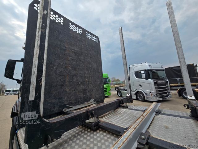 Camion forestier MAN TGS 33.520*TAJFUN HOLZLADEKRAN-FUNK*STAHLSCHEMEL