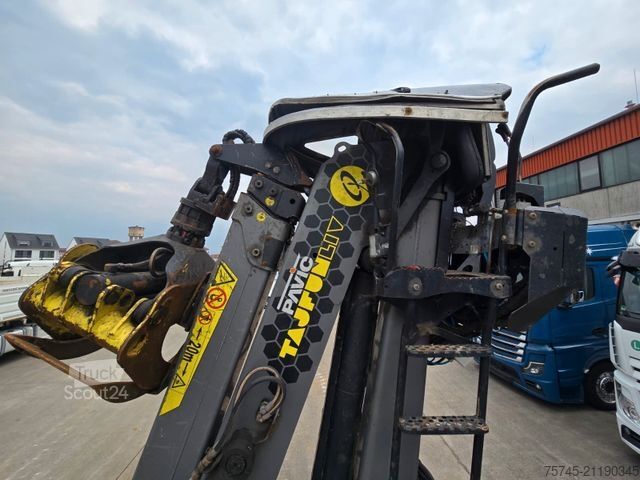 Camion forestier MAN TGS 33.520*TAJFUN HOLZLADEKRAN-FUNK*STAHLSCHEMEL