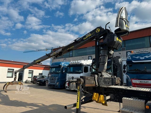 Camion forestier MAN TGS 33.520*TAJFUN HOLZLADEKRAN-FUNK*STAHLSCHEMEL