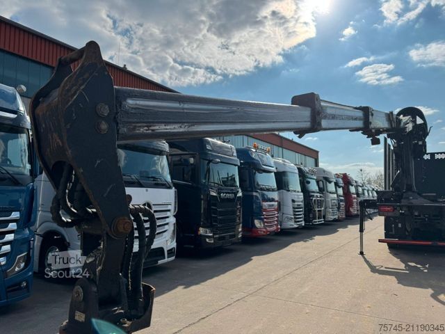 Camion forestier MAN TGS 33.520*TAJFUN HOLZLADEKRAN-FUNK*STAHLSCHEMEL