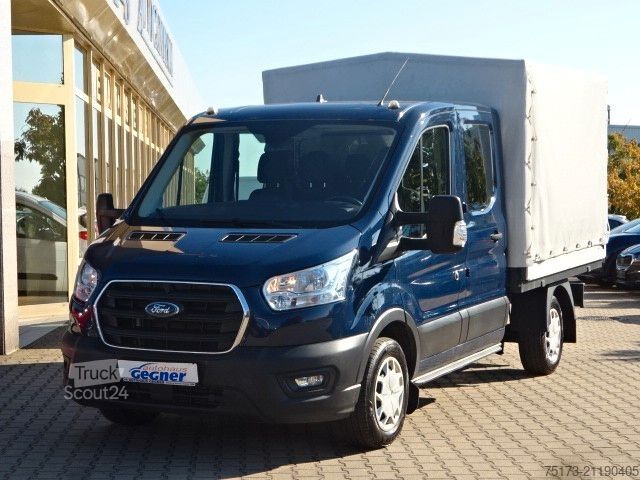 Curtain sider van FORD Transit Doka Pritsche L2 Trend 130PS Plane SHZ
