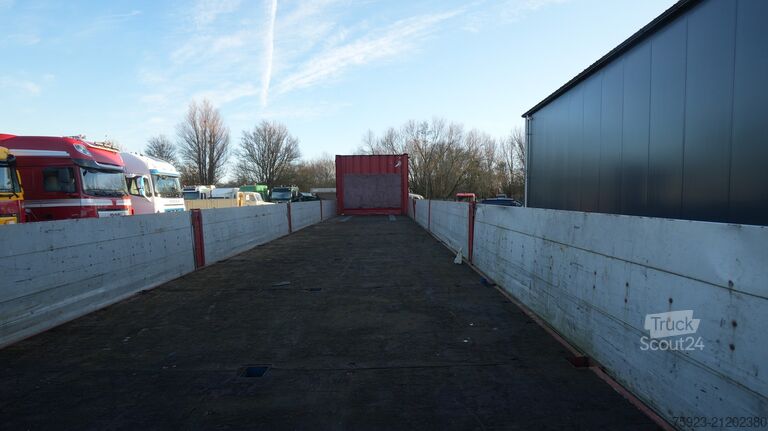 Laadplatform Krone Open box trailer with aluminium side boards