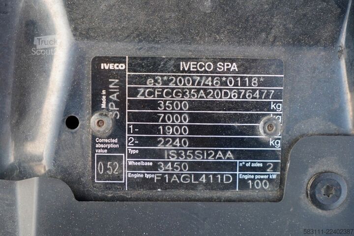 Рефрижераторний фургон IVECO DAILY 35-140 / CH?ODNIA / CARRIER PULSOR / HI-MA