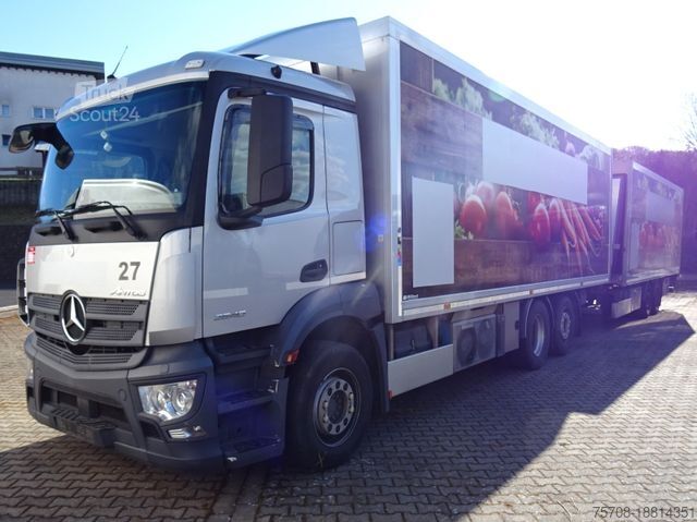 LKW mit Kühlkoffer MERCEDES-BENZ 2540 Antos*Durchladbar*Frigoblock*2x LBW*kpl Zug