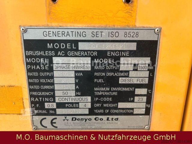 Drugi Denyo 100 KVA / Generator /