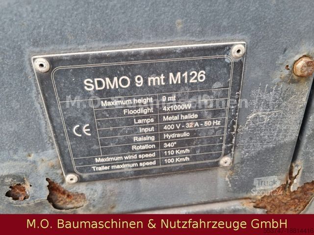 Other SDMO 9 mt M 126/ Lichtmastgenerator /