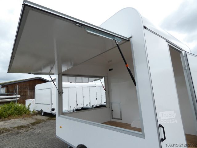 Árusító utánfutó HOFMANN Verkaufsanhänger VH15302 leer  Aero Bug und Heck