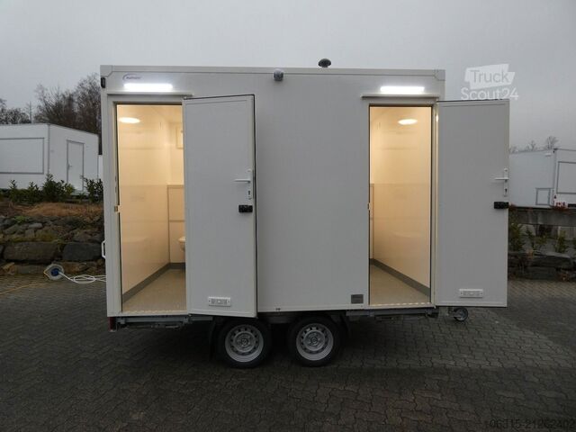 Römork HOFMANN Toilettenanhänger WC mit Tanksystemen und Solar