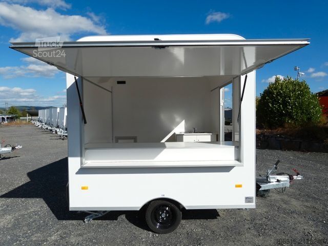 Árusító utánfutó HOFMANN Verkaufsanhänger VH13251 möbliert Aero Bug/Heck