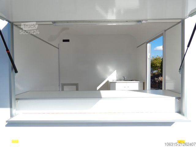 Árusító utánfutó HOFMANN Verkaufsanhänger VH13251 möbliert Aero Bug/Heck