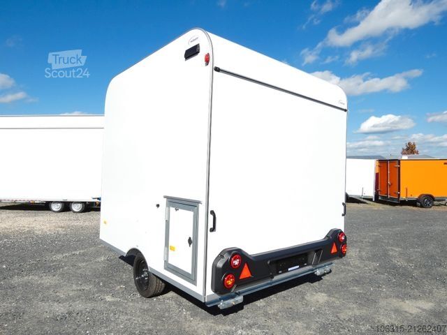 Árusító utánfutó HOFMANN Verkaufsanhänger VH13251 möbliert Aero Bug/Heck