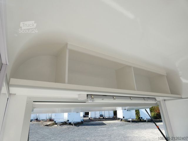 Árusító utánfutó HOFMANN Verkaufsanhänger VH13251 möbliert Aero Bug/Heck