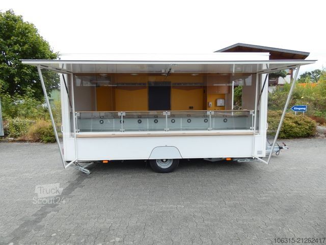 Árusító utánfutó HOFMANN Kühltheke Käse Wurst Fleisch VHS450