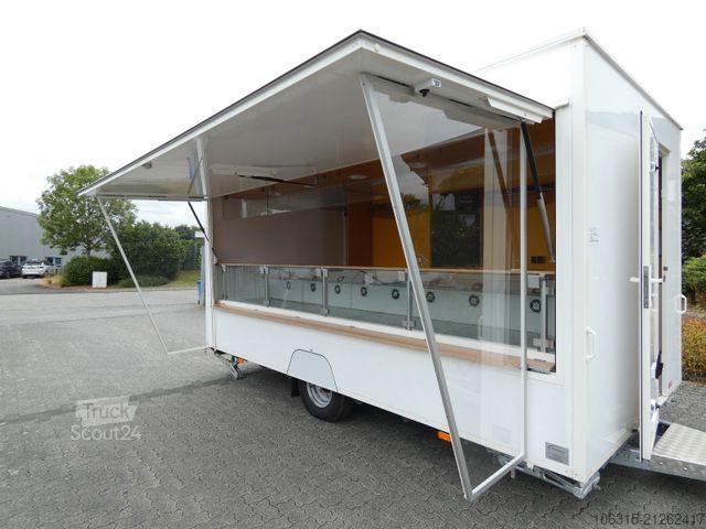 Árusító utánfutó HOFMANN Kühltheke Käse Wurst Fleisch VHS450