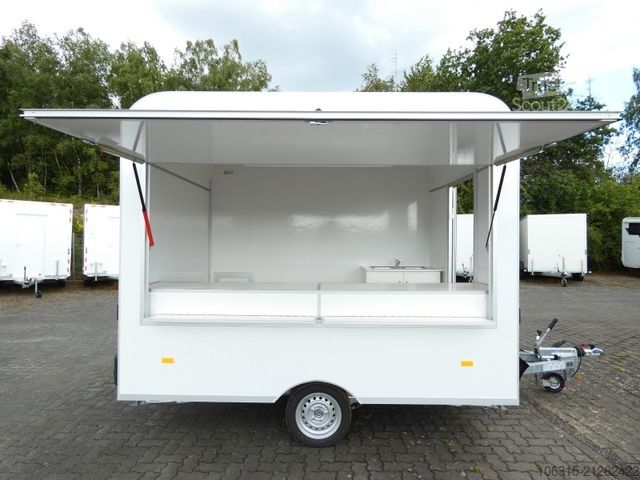 Árusító utánfutó HOFMANN Verkaufsanhänger VH15301 möbliert Aero Bug/Heck