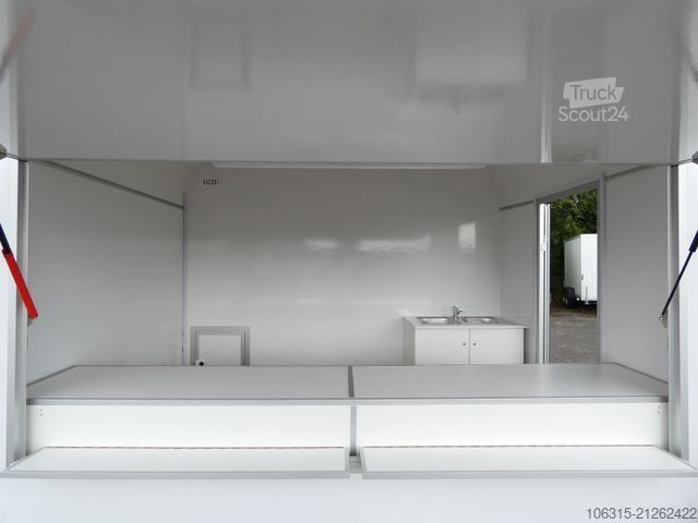 Árusító utánfutó HOFMANN Verkaufsanhänger VH15301 möbliert Aero Bug/Heck