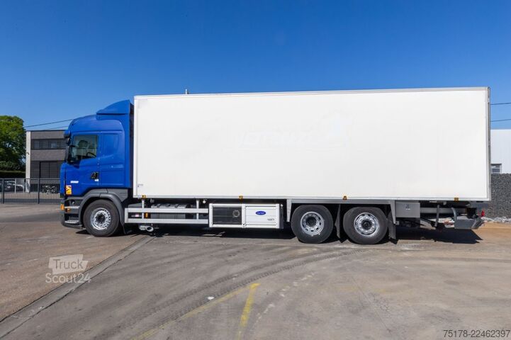  SCANIA R410 6X2+CHEREAU+CARRIER 1150 U MT-TRI-TEMP+DHO...