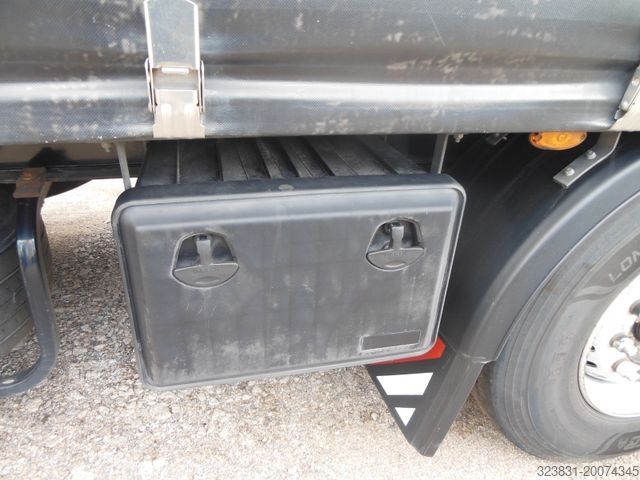 Open semitrailer with tarp SCHWARZMÜLLER SPA 3/E, 2 x LIFTACHSE, ULTRALIGHT