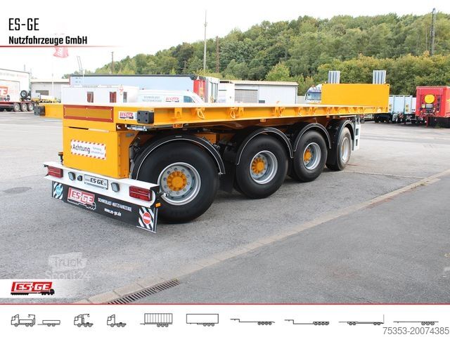 Werkplatform oplegger ES-GE 4-Achs-Ballastauflieger