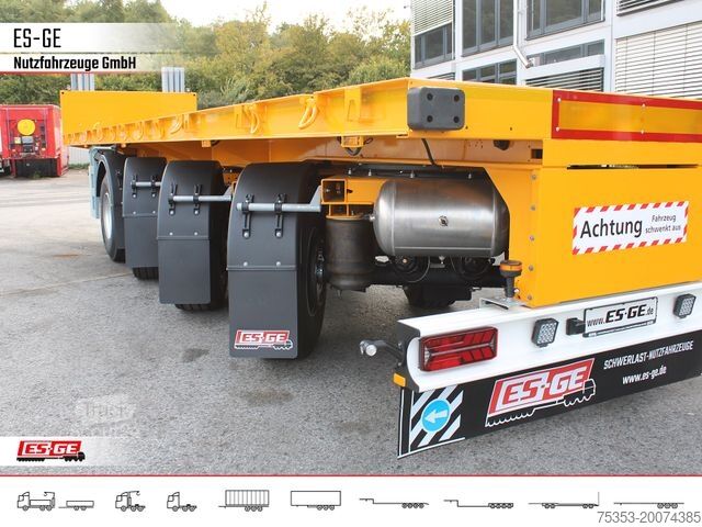 Werkplatform oplegger ES-GE 4-Achs-Ballastauflieger