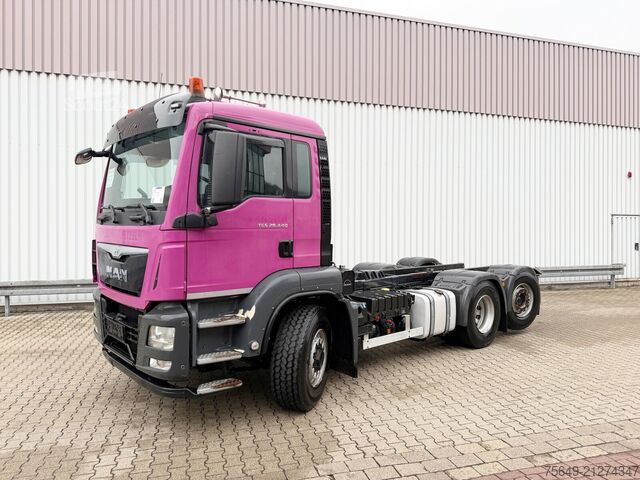 Chasis de camión MAN TGS 28.440 6X4H-4 BL TGS 28.440 6X4H-4 BL, HydroDrive, Lenk-/Liftachse, 2x Nebenantrieb