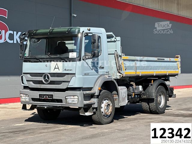 Camion basculante trilateral MERCEDES-BENZ Axor 1833 4x2 MEILLER DSK