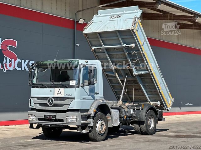 Camion basculante trilateral MERCEDES-BENZ Axor 1833 4x2 MEILLER DSK