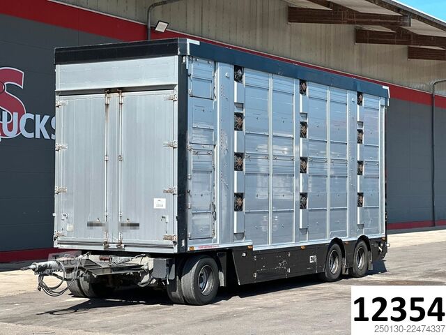 Remorcă pentru transport cai Finkl FINKL VTA24 3.Stock KombiLiner Liftachse Hubdach