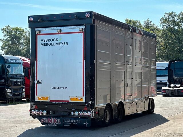 Remorcă pentru transport cai Finkl FINKL VTA24 3.Stock KombiLiner Liftachse Hubdach