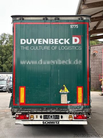 Semiremorcă deschisă cu prelată SCHMITZ CARGOBULL SCB*S3T MegaTrailer Curtainsider Edscha