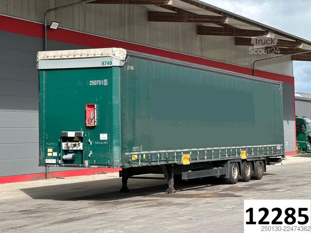 Semiremorcă deschisă cu prelată SCHMITZ CARGOBULL SCB*S3T MegaTrailer Curtainsider Edscha