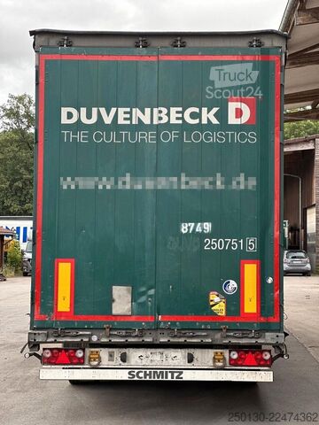 Semiremorcă deschisă cu prelată SCHMITZ CARGOBULL SCB*S3T MegaTrailer Curtainsider Edscha