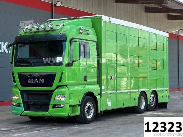 Camion pentru transport bovine MAN TGX 26.440 6x2 3.Stock Cuppers, Lenk-/Lift