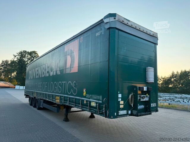 Semiremorcă deschisă cu prelată SCHMITZ CARGOBULL SCB*S3T MegaTrailer Curtainsider Edscha