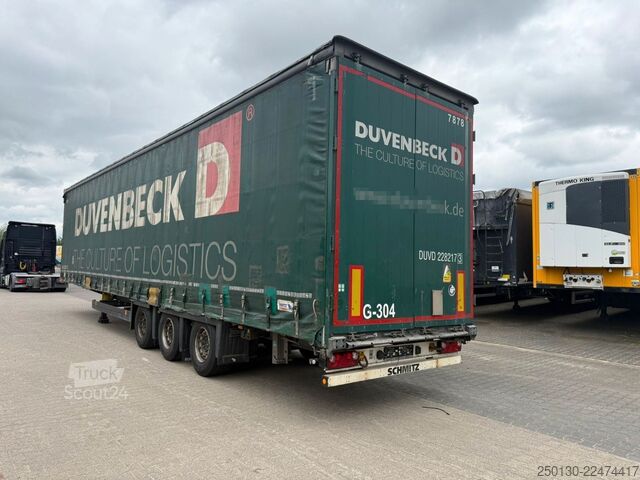 Semiremorcă deschisă cu prelată SCHMITZ CARGOBULL SCB*S3T MegaTrailer Curtainsider Edscha