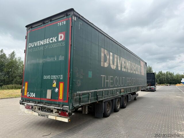 Semiremorcă deschisă cu prelată SCHMITZ CARGOBULL SCB*S3T MegaTrailer Curtainsider Edscha