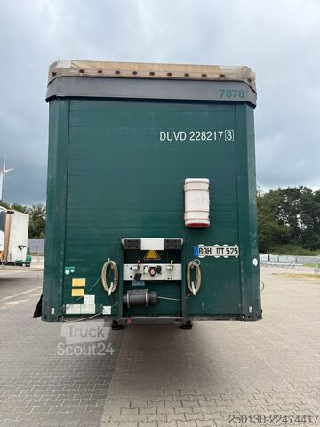 Semiremorcă deschisă cu prelată SCHMITZ CARGOBULL SCB*S3T MegaTrailer Curtainsider Edscha