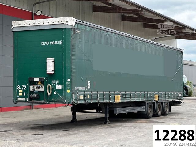 Semiremorcă deschisă cu prelată SCHMITZ CARGOBULL SCB*S3T MegaTrailer Curtainsider Edscha