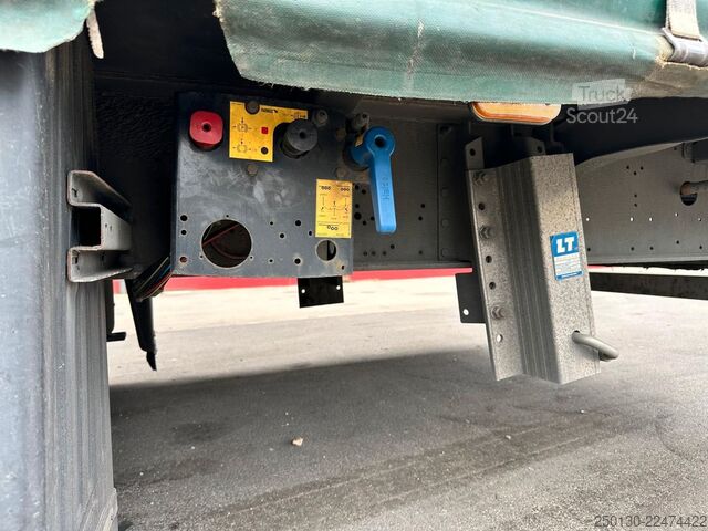 Semiremorcă deschisă cu prelată SCHMITZ CARGOBULL SCB*S3T MegaTrailer Curtainsider Edscha