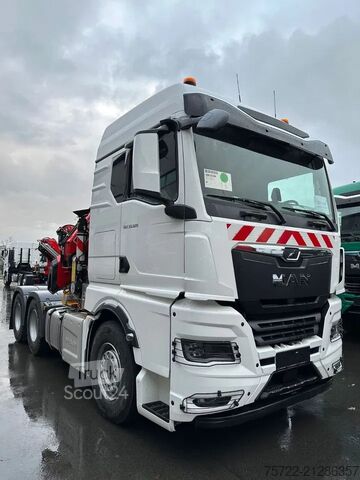 Carico pesante MAN TGX 33.520 6x4 BL FASSI F485RA.2.28