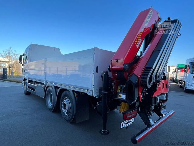 Ladepritsche MAN TGX 26.480 6x2-4 LL Baustoff-Pritsche FASSI / P...