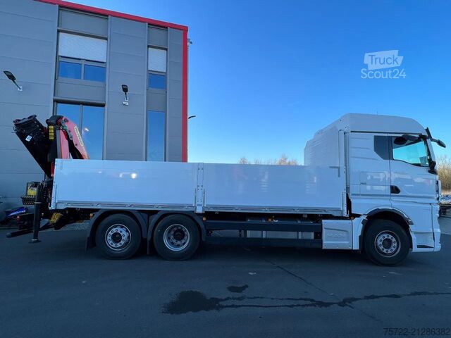 Ladepritsche MAN TGX 26.480 6x2-4 LL Baustoff-Pritsche FASSI / P...