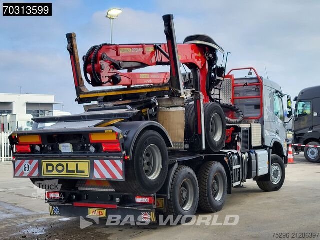 Log transporter Volvo FMX 540 6X6 Palfinger Epsilon S260L87 wood cran...